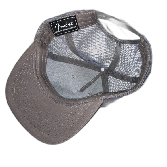 Fender Musical Instrument Corp SnapBack Gray Truckers Cap. LNWOT - Picture 8 of 10